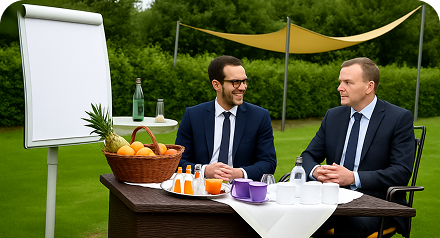 Tische, Stühle, Zelt und Co.