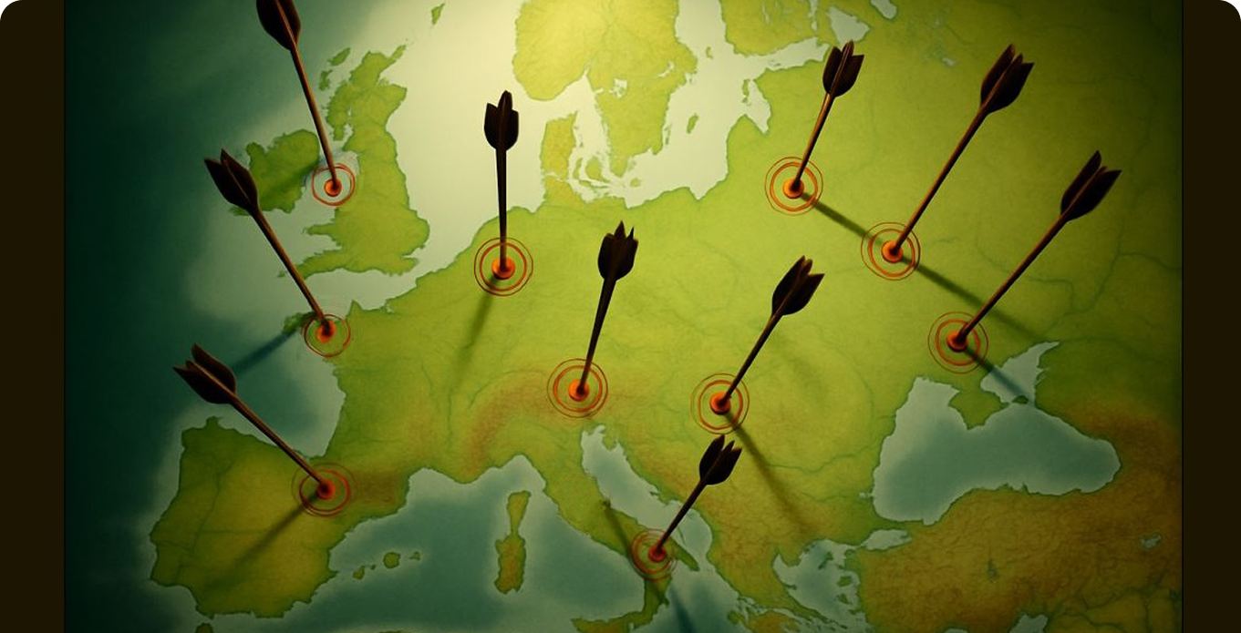 Geo-Mapping - Interaktive Geographie mit Bogenschießen